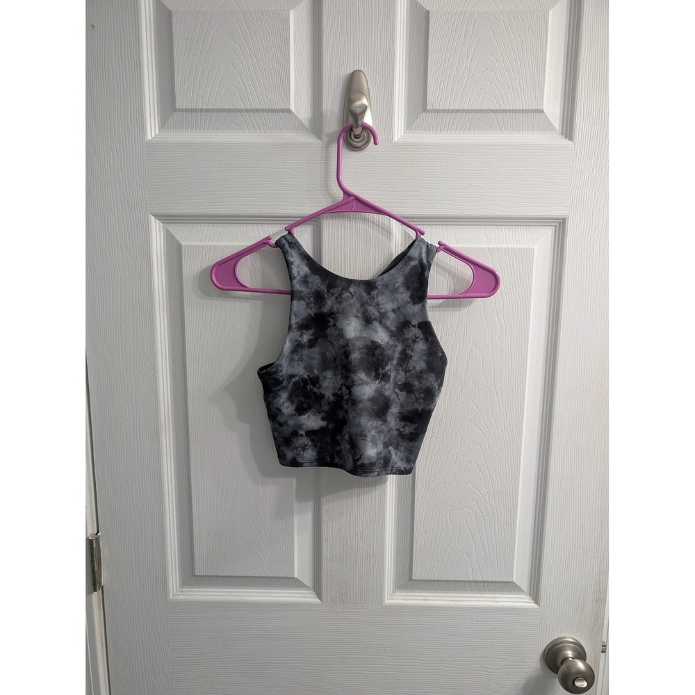 Athleta Tie Dye Cropped Athletic Tank Top Racerback Workout Yoga - Size XXS‎